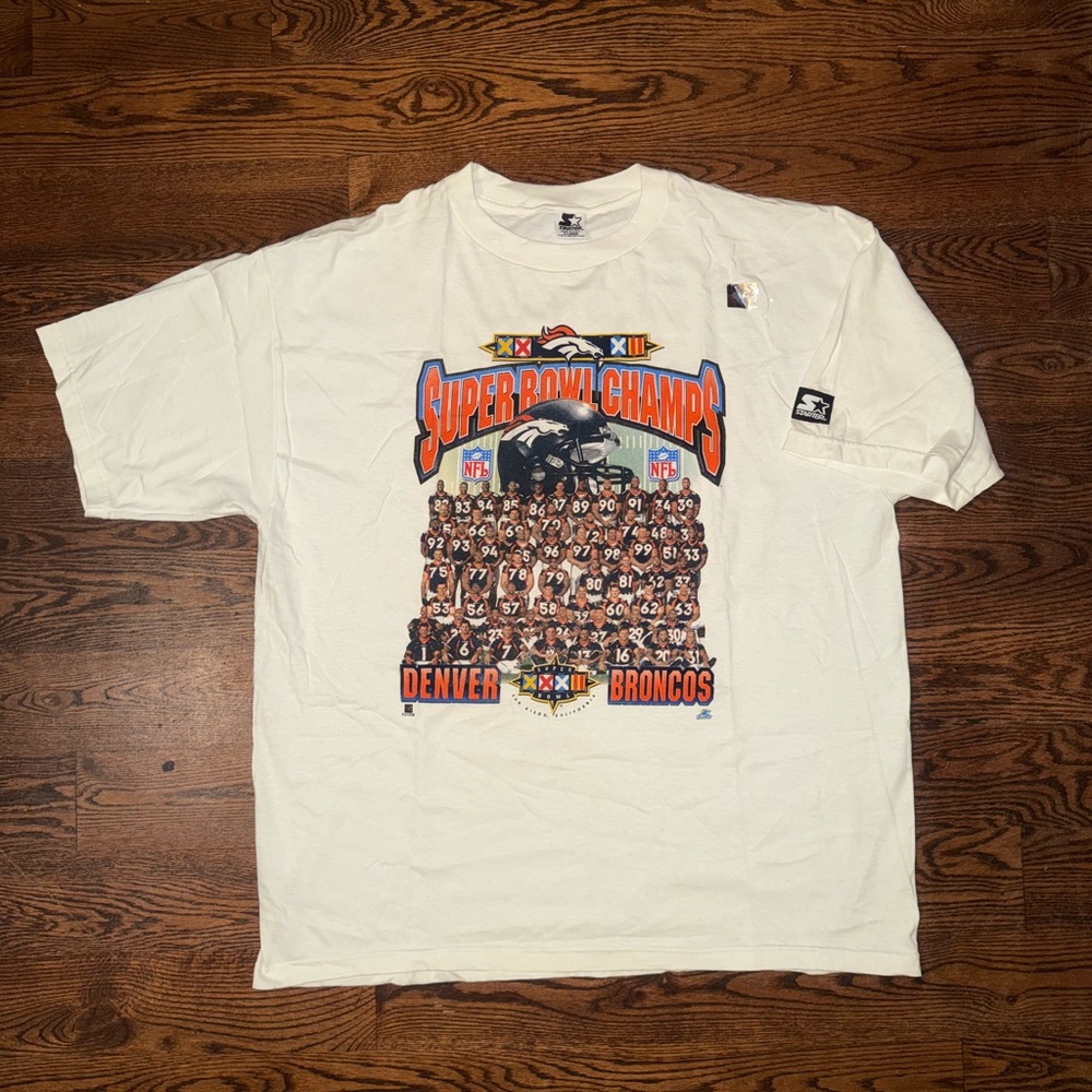 Never Worn Starter Denver Broncos Tee Sz XL